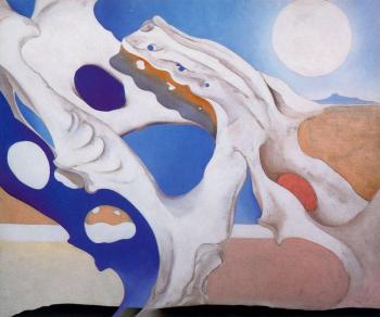 喬治亞 奧基夫 Shadow with Pelvis and Moon 喬治亞 奧基夫 Shadow with Pelvis and Moon